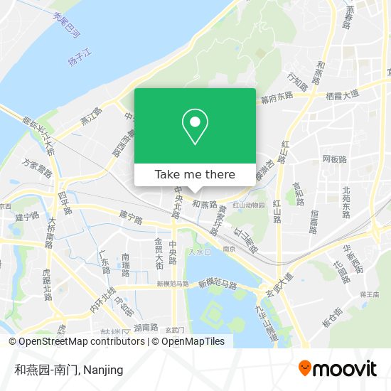 和燕园-南门 map