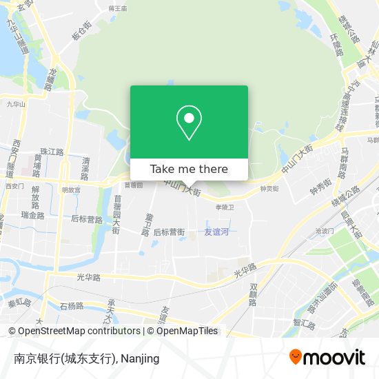 南京银行(城东支行) map