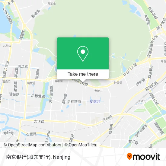 南京银行(城东支行) map