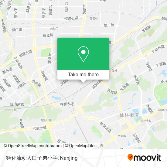 尧化流动人口子弟小学 map