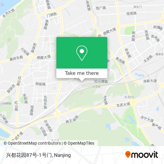 兴都花园87号-1号门 map