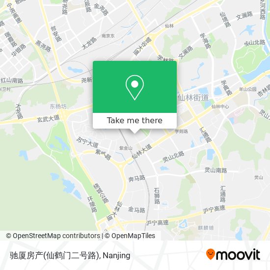 驰厦房产(仙鹤门二号路) map
