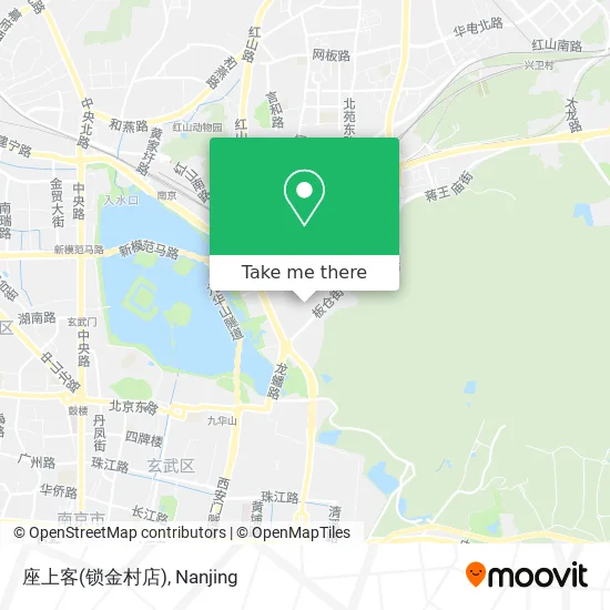 座上客(锁金村店) map