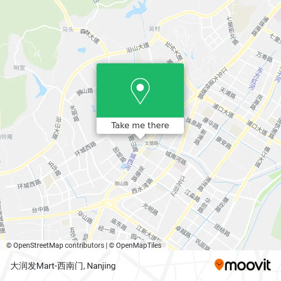 大润发Mart-西南门 map