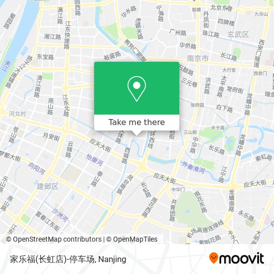 家乐福(长虹店)-停车场 map