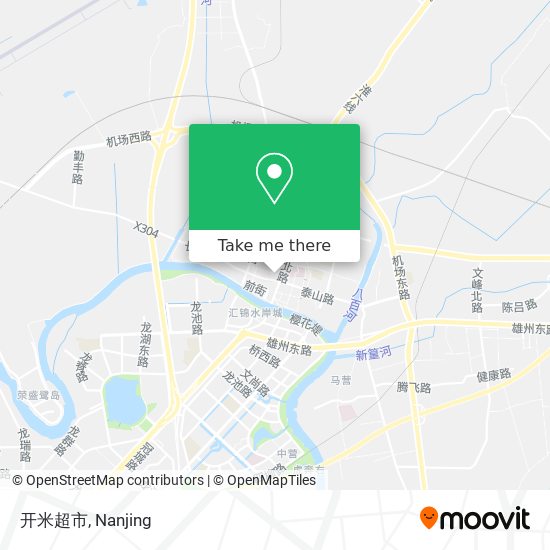 开米超市 map