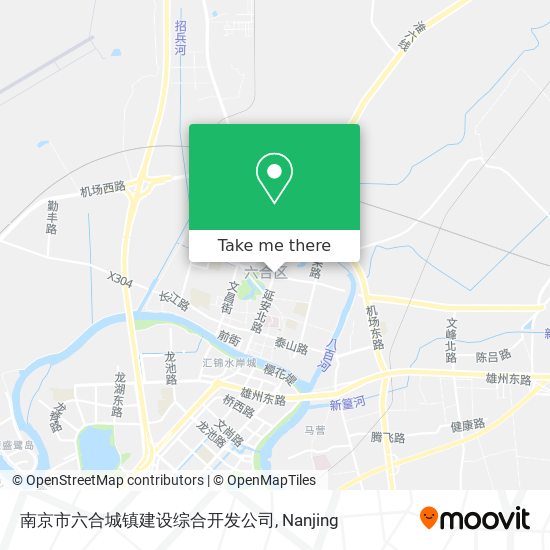南京市六合城镇建设综合开发公司 map