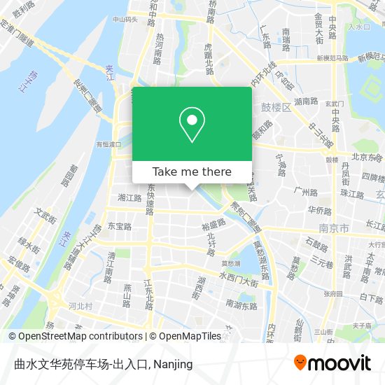 曲水文华苑停车场-出入口 map