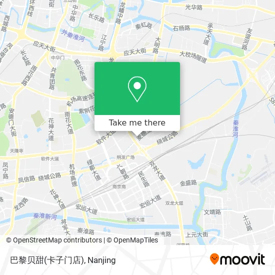 巴黎贝甜(卡子门店) map