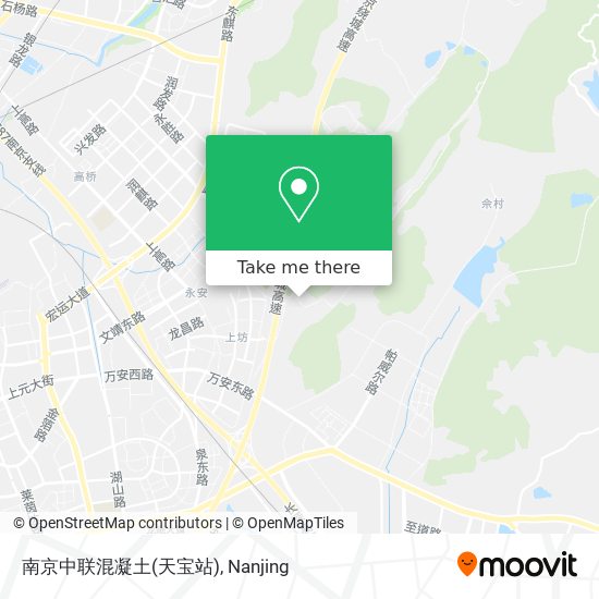 南京中联混凝土(天宝站) map