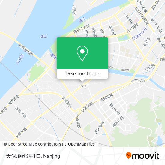 天保地铁站-1口 map