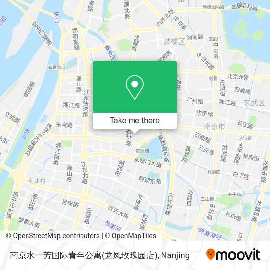 南京水一芳国际青年公寓(龙凤玫瑰园店) map