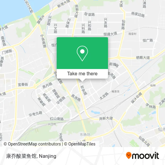 康乔酸菜鱼馆 map