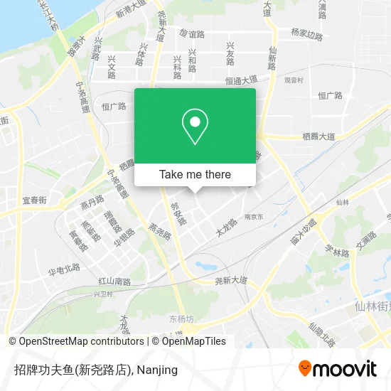 招牌功夫鱼(新尧路店) map