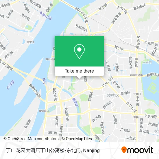 丁山花园大酒店丁山公寓楼-东北门 map
