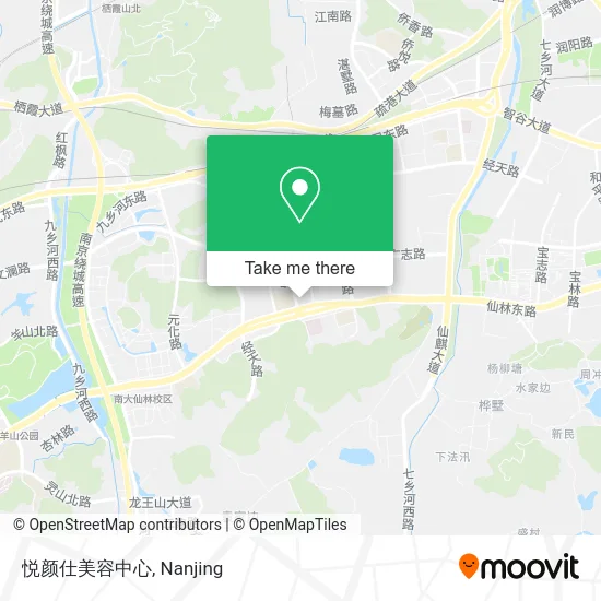 悦颜仕美容中心 map