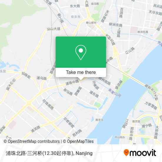浦珠北路·三河桥(12.30起停靠) map