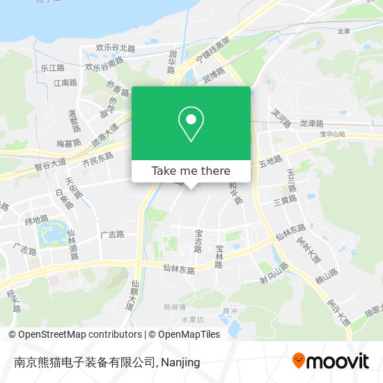 南京熊猫电子装备有限公司 map
