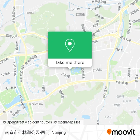 南京市仙林湖公园-西门 map