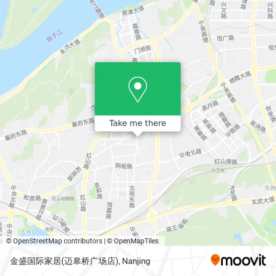 金盛国际家居(迈皋桥广场店) map