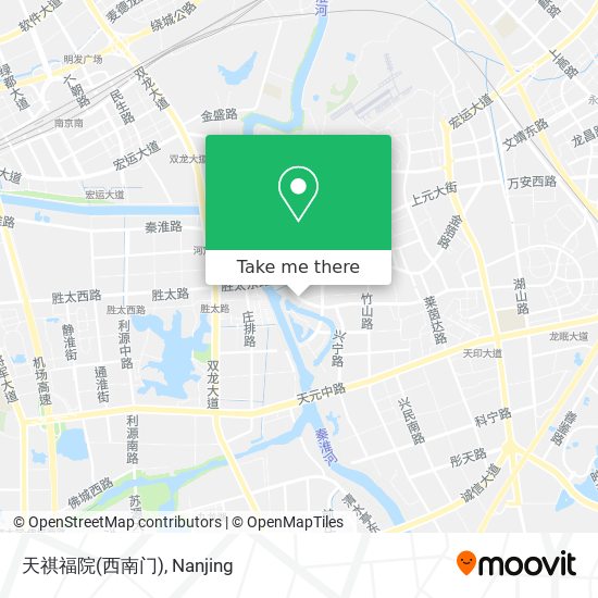 天祺福院(西南门) map