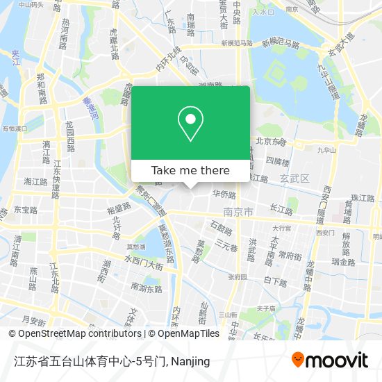 江苏省五台山体育中心-5号门 map