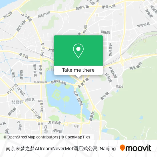 南京未梦之梦ADreamNeverMet酒店式公寓 map