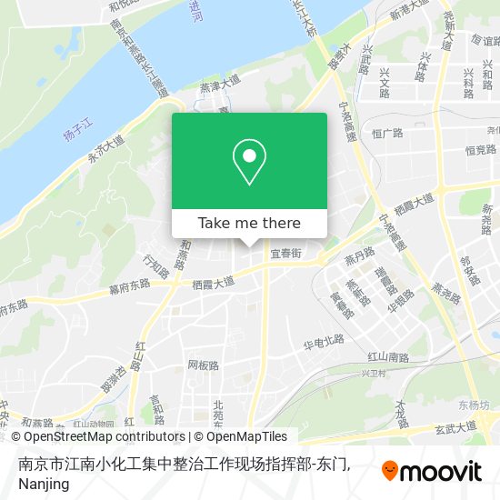 南京市江南小化工集中整治工作现场指挥部-东门 map