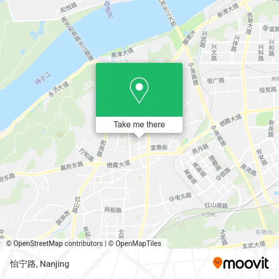 怡宁路 map