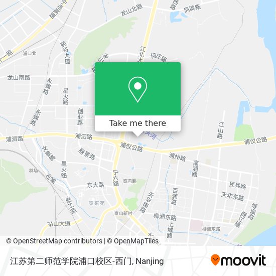 江苏第二师范学院浦口校区-西门 map