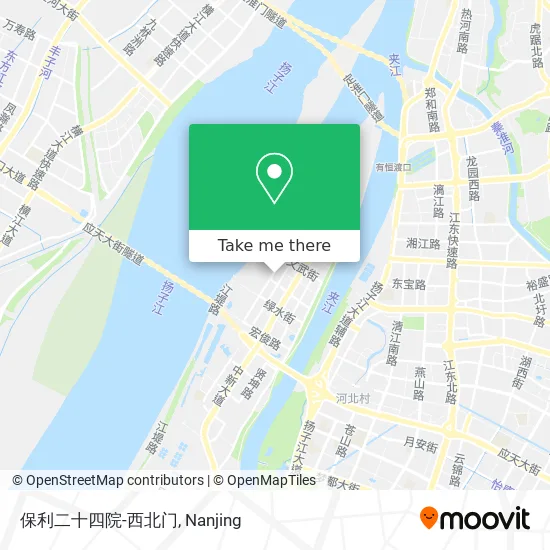 保利二十四院-西北门 map