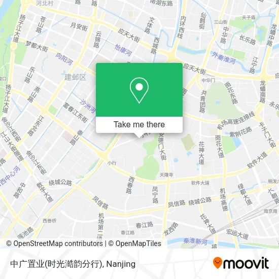 中广置业(时光澔韵分行) map