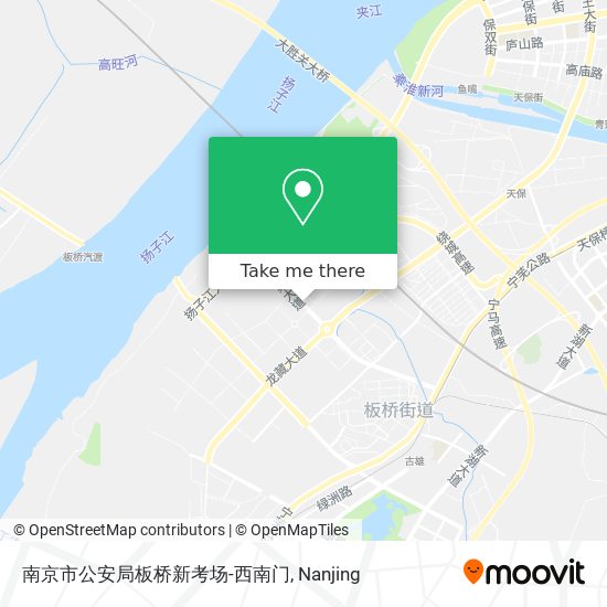 南京市公安局板桥新考场-西南门 map