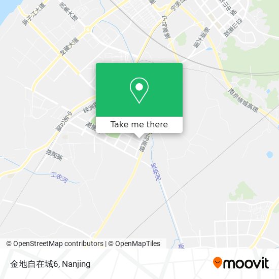 金地自在城6 map