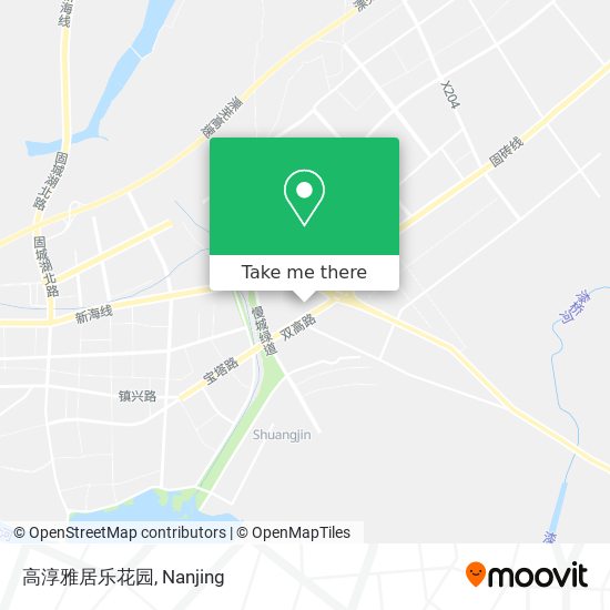 高淳雅居乐花园 map