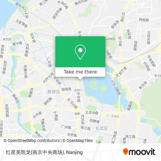 红星美凯龙(南京中央商场) map