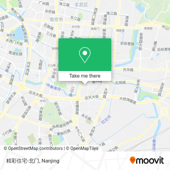 精彩住宅-北门 map
