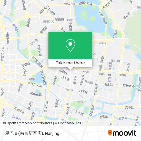 星巴克(南京新百店) map
