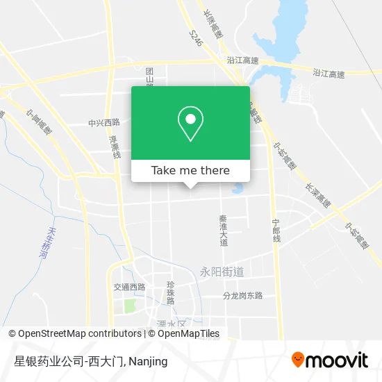 星银药业公司-西大门 map