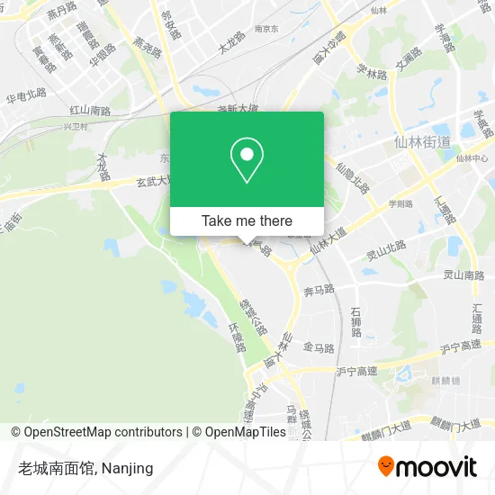 老城南面馆 map