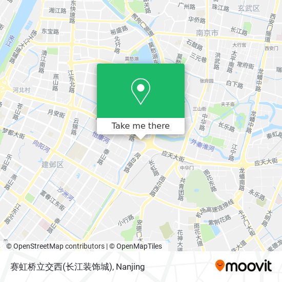 赛虹桥立交西(长江装饰城) map