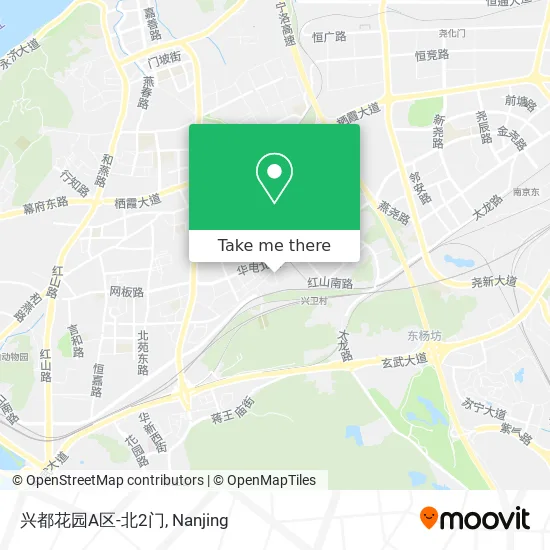 兴都花园A区-北2门 map