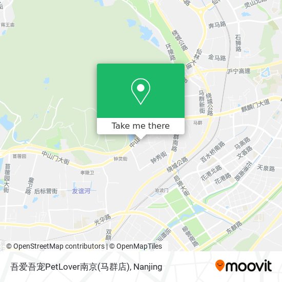 吾爱吾宠PetLover南京(马群店) map