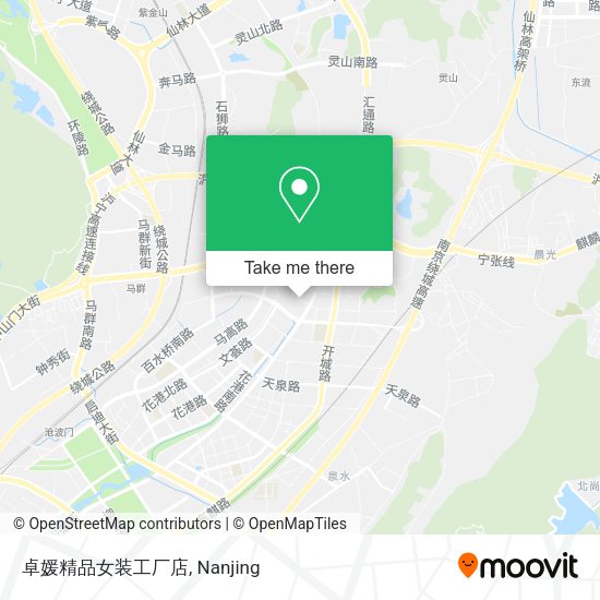 卓媛精品女装工厂店 map