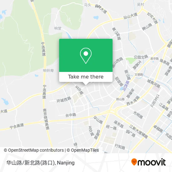 华山路/新北路(路口) map