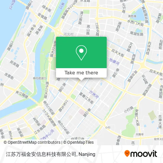 江苏万福金安信息科技有限公司 map