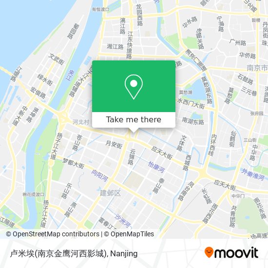 卢米埃(南京金鹰河西影城) map