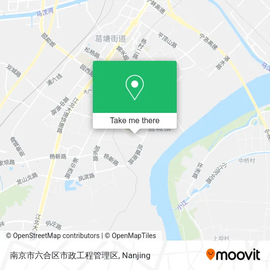 南京市六合区市政工程管理区 map