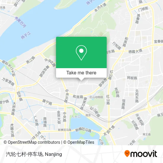 汽轮七村-停车场 map