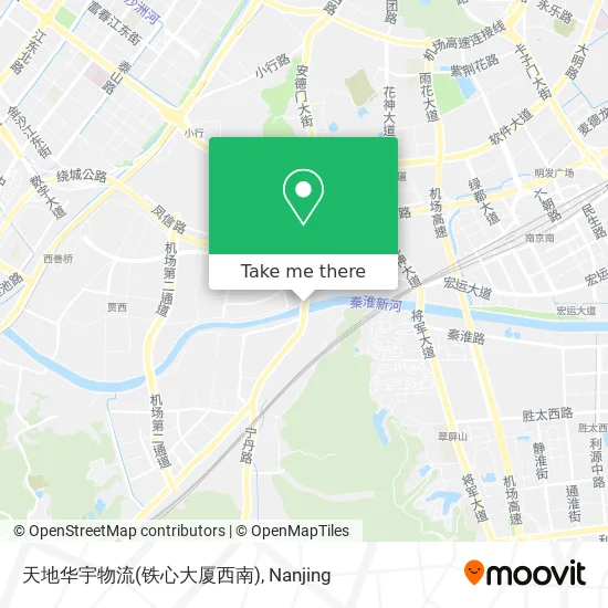 天地华宇物流(铁心大厦西南) map